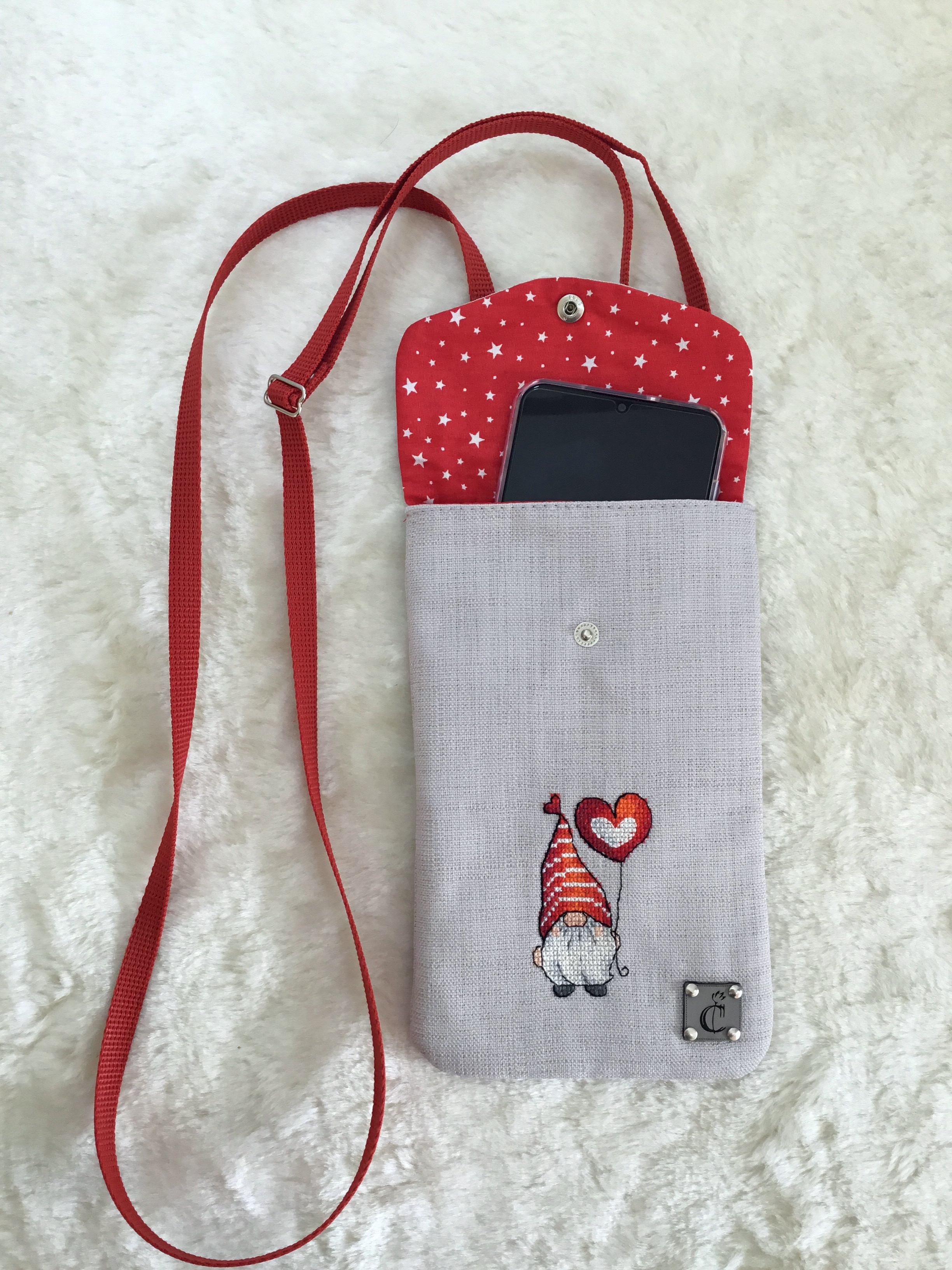 Corni Gnome Çapraz Telefon Çantası
