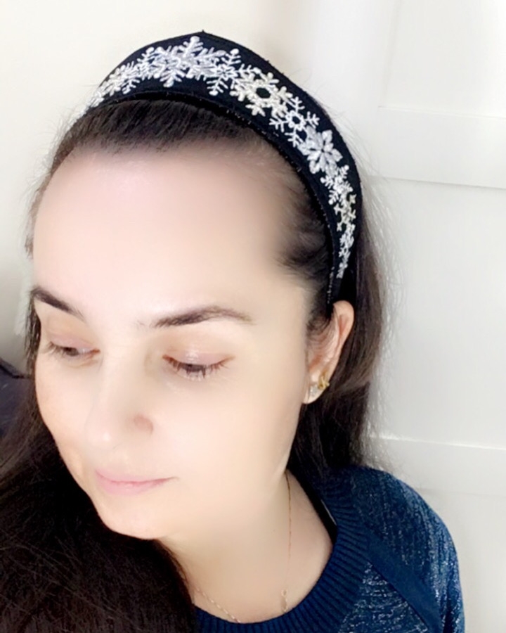 Snowqueen Sim Nakışlı Taç