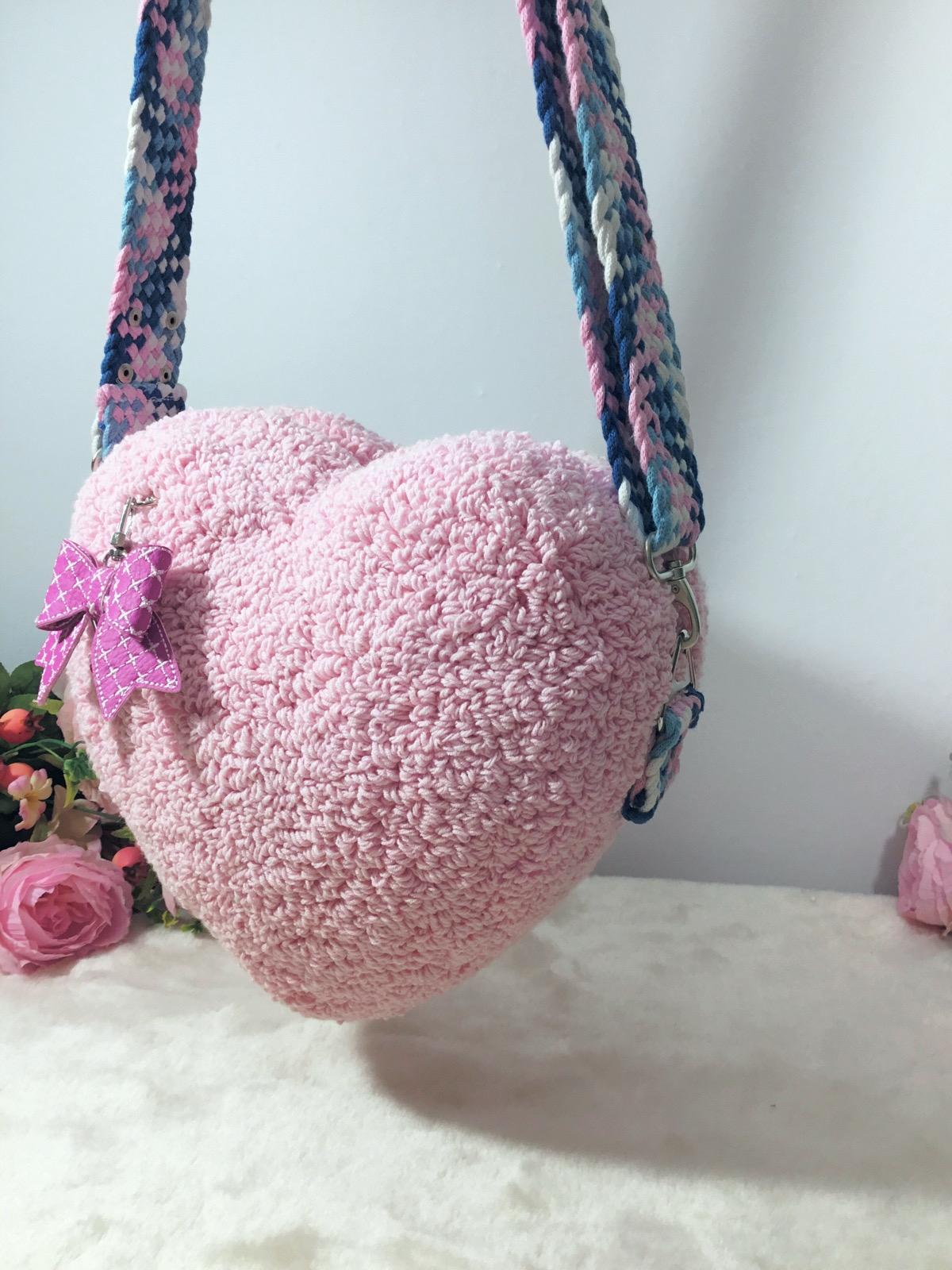 AuroraLove Sugar Punch Kalp Çanta