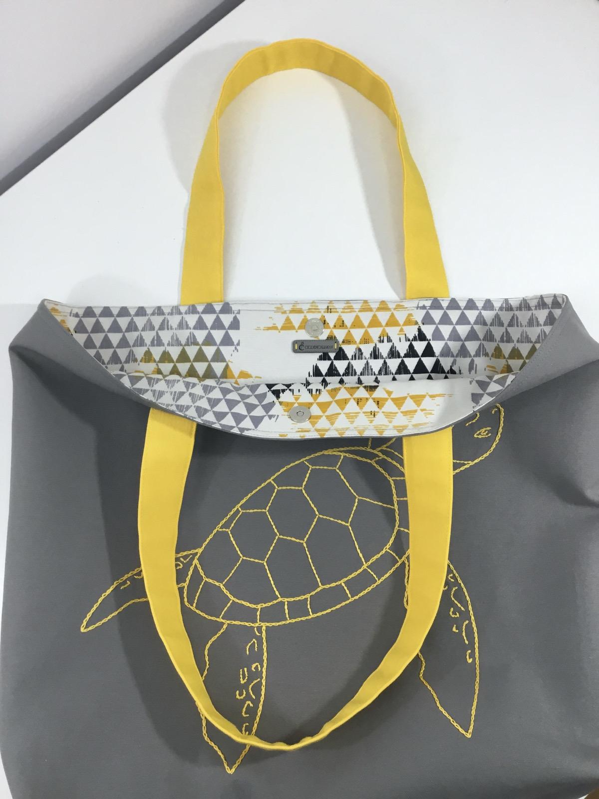 Turtle2 El Nakışlı Plaj Çantası