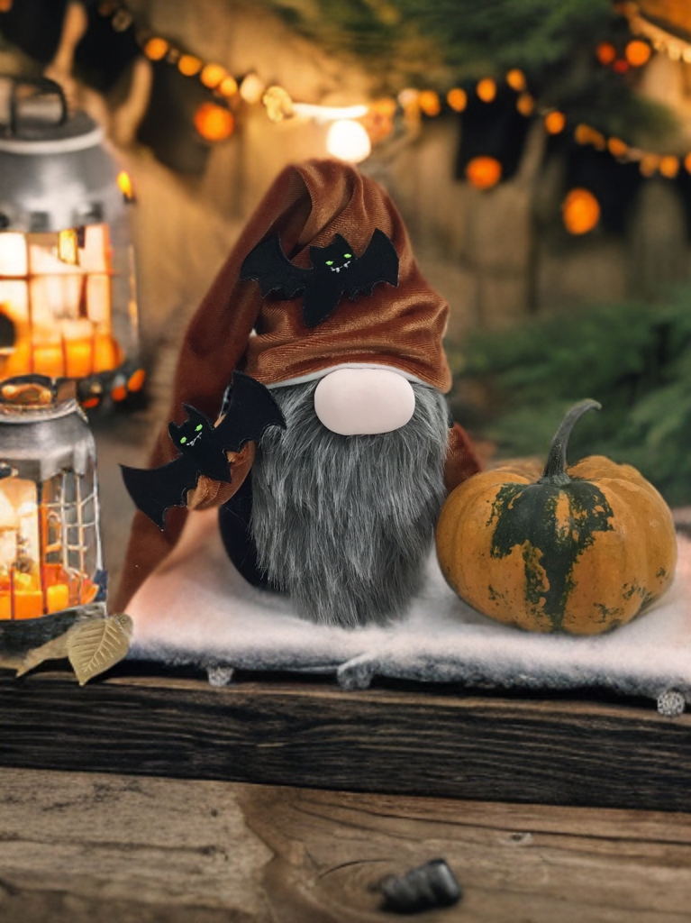 Cute Bats Gnome Halloween Cücesi