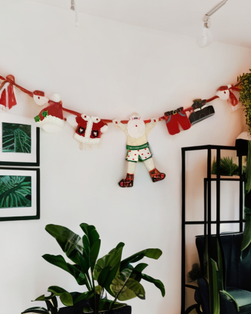 Messy Santa Duvar Kapı Süsü