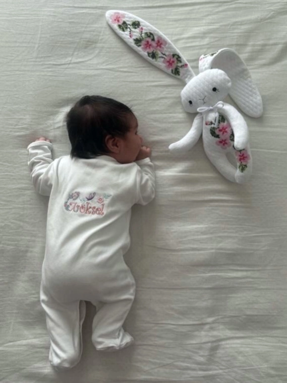 Fancybunny Lovey Süslü Tavşan Uyku Arkadaşı