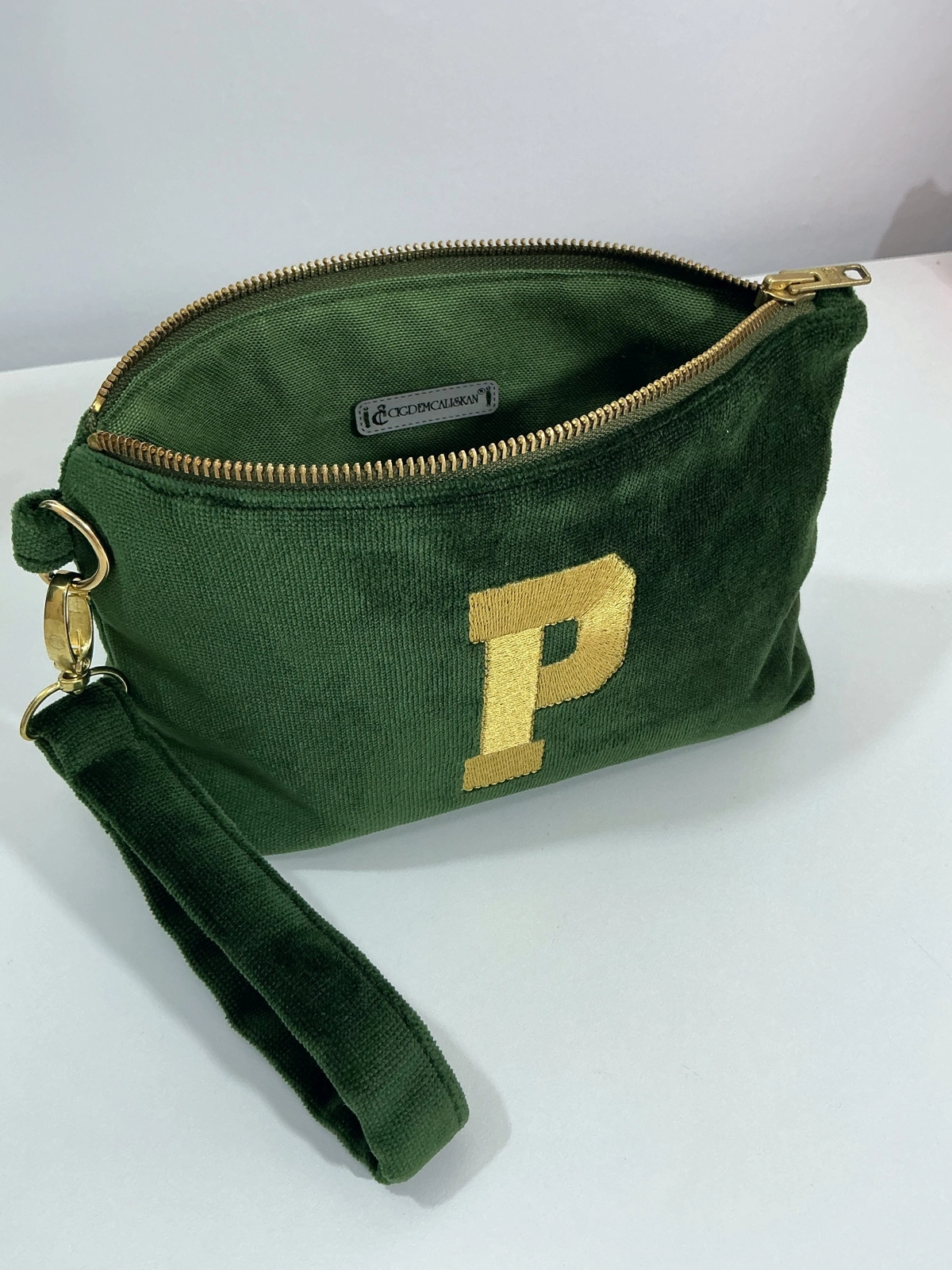 Velvet Dream Monogram | Kişiye Özel Kadife Clutch Çanta Mini