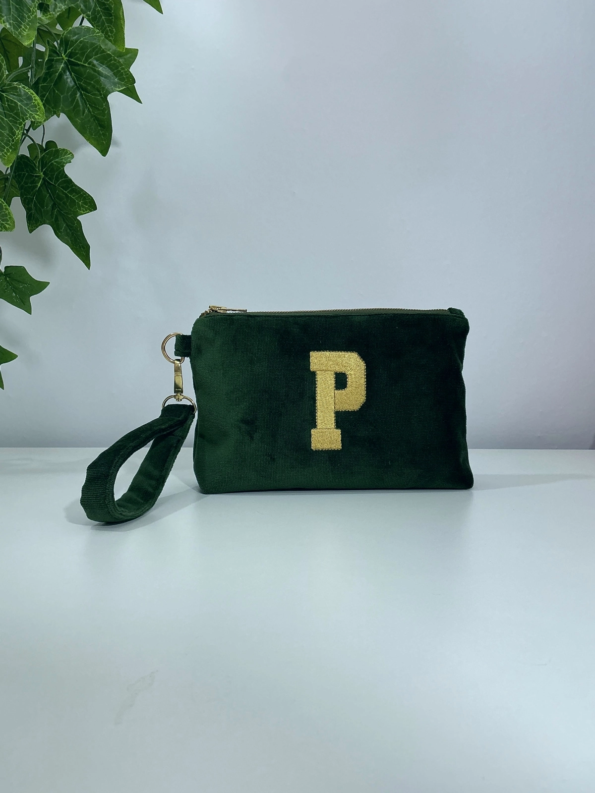 Velvet Dream Monogram | Kişiye Özel Kadife Clutch Çanta Mini