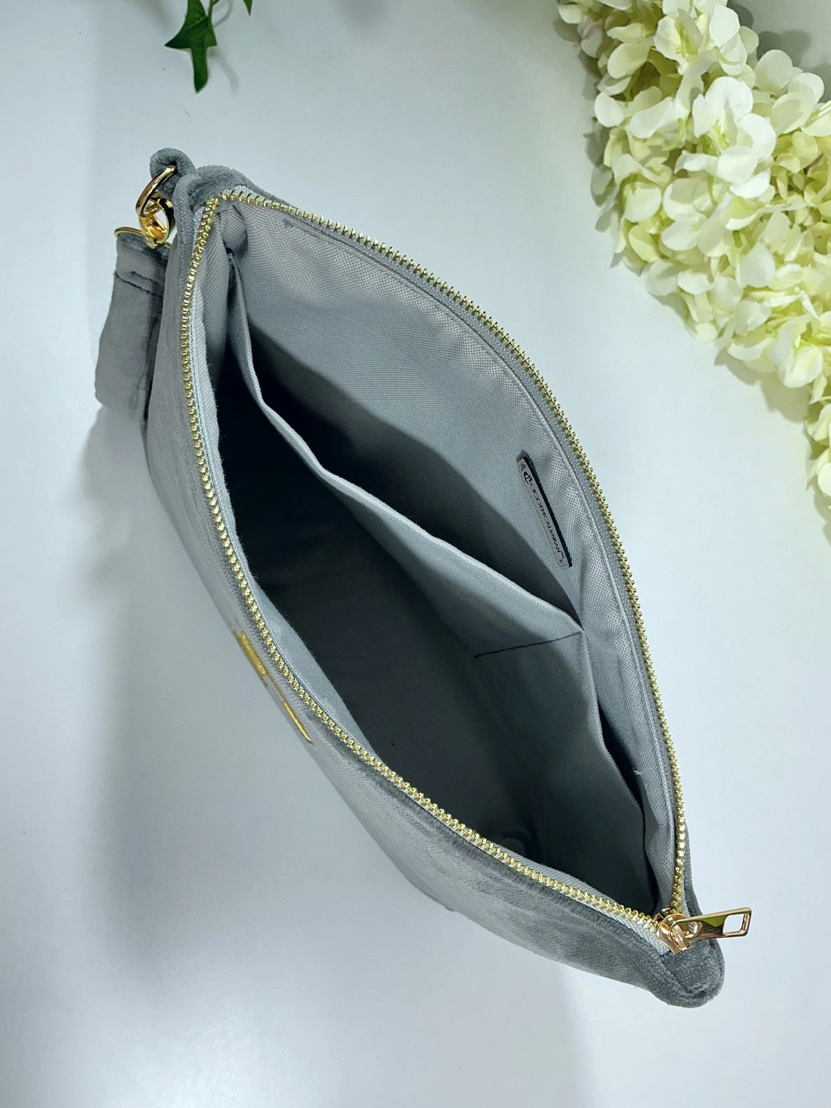 Velvet Dream Velvet Dream Monogram | Kişiye Özel Kadife Clutch Çanta Maxi 