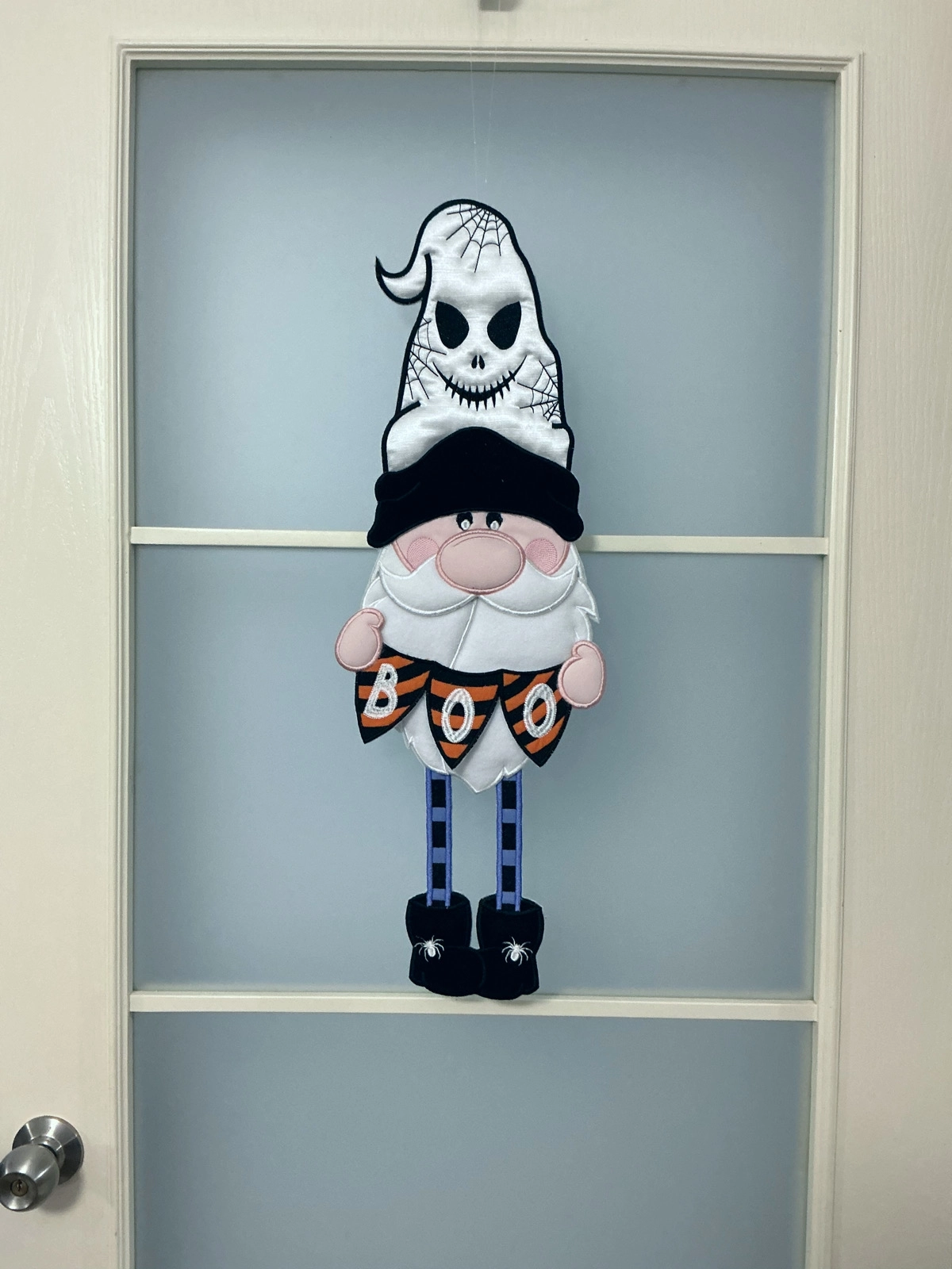 Halloween Boo Gnome - Şanslı Halloween Cücesi Kapı Süsü