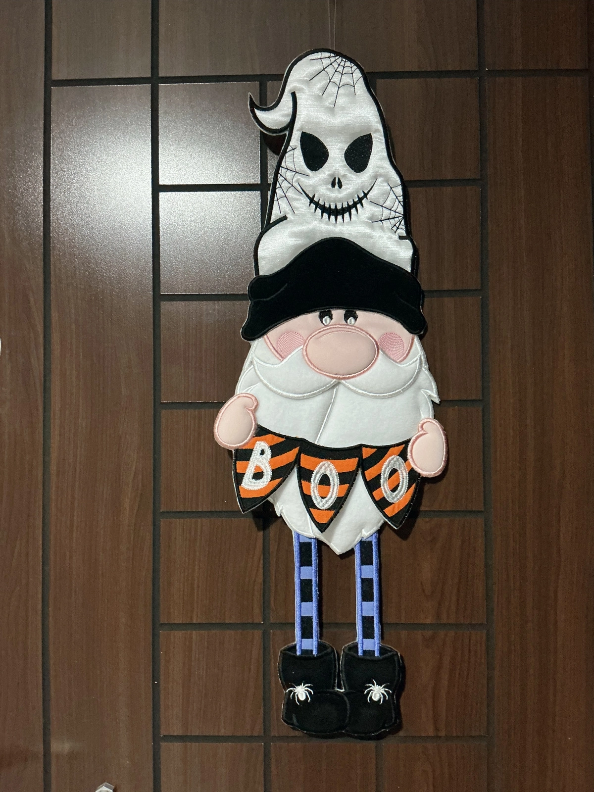 Halloween Boo Gnome - Şanslı Halloween Cücesi Kapı Süsü