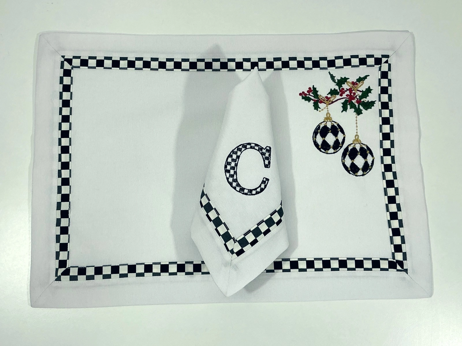Checkers Dream 2 Kişilik - Amerikan Servis ve Peçeteden oluşan 4’lü Set