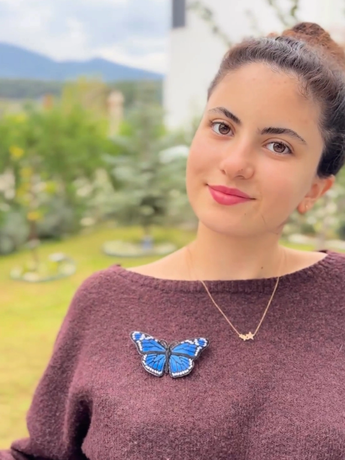 Monarch Spirit Kelebek Broş