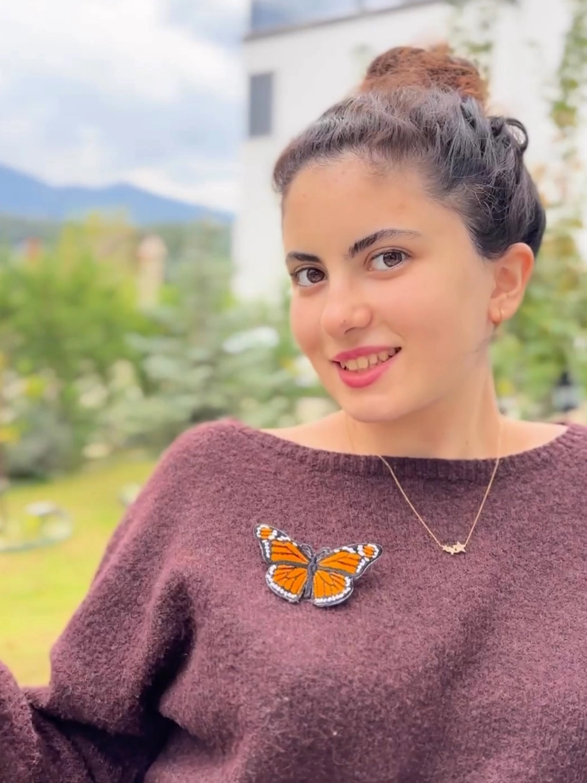 Monarch Spirit Kelebek Broş
