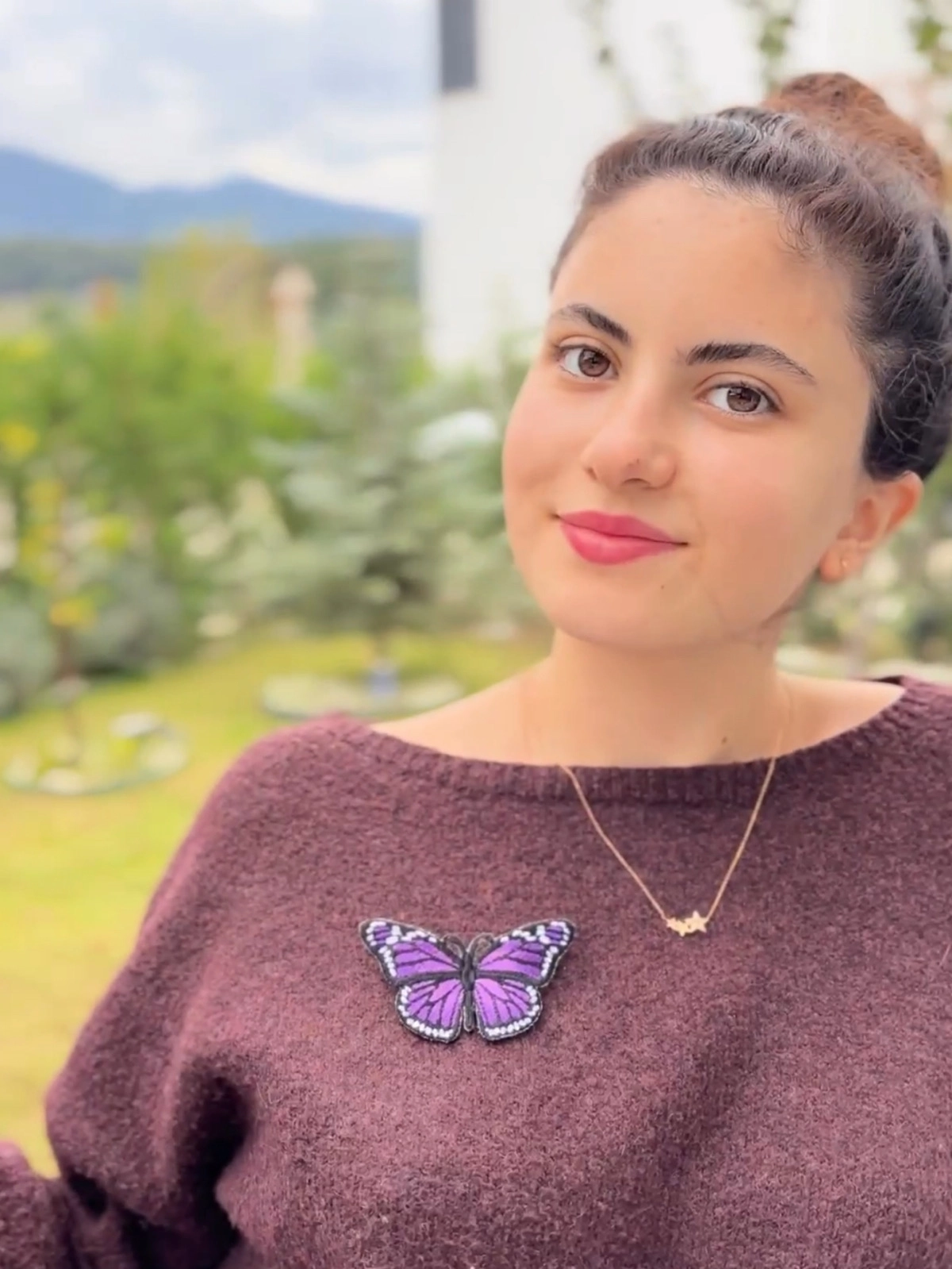 Monarch Spirit Kelebek Broş