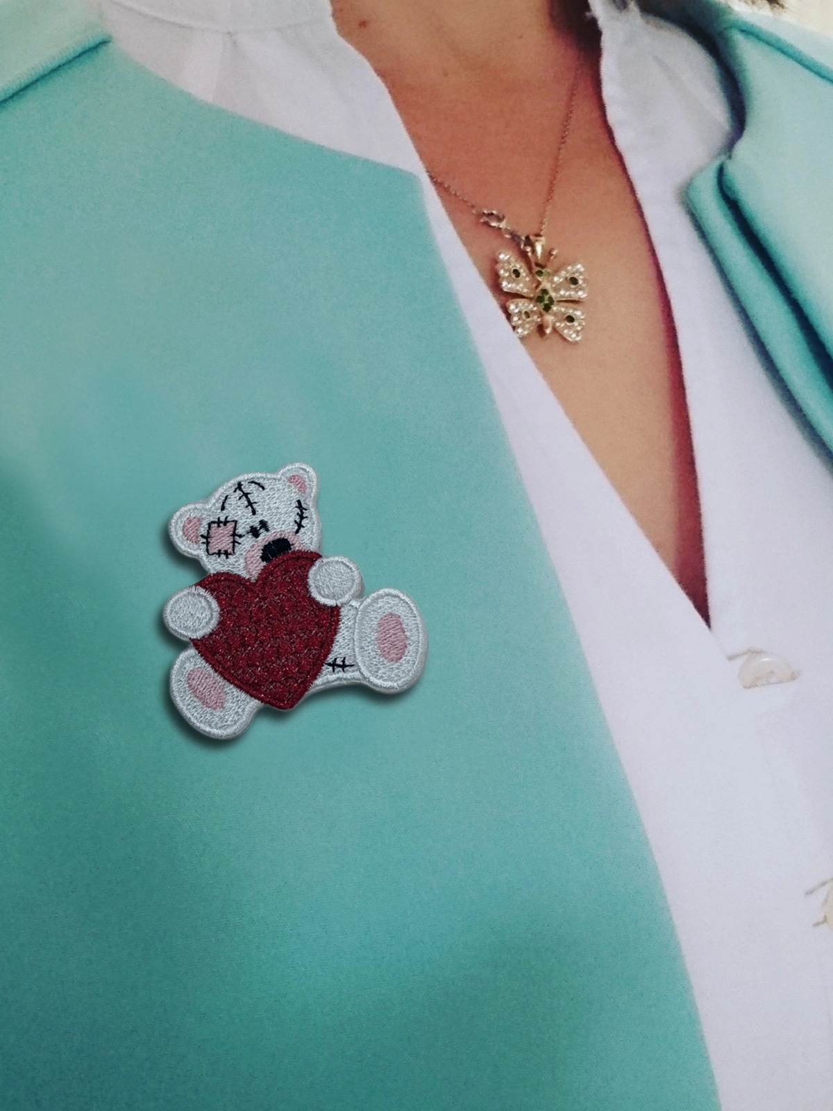 Cupidish Bear Sevgi Ayıcığı Broş
