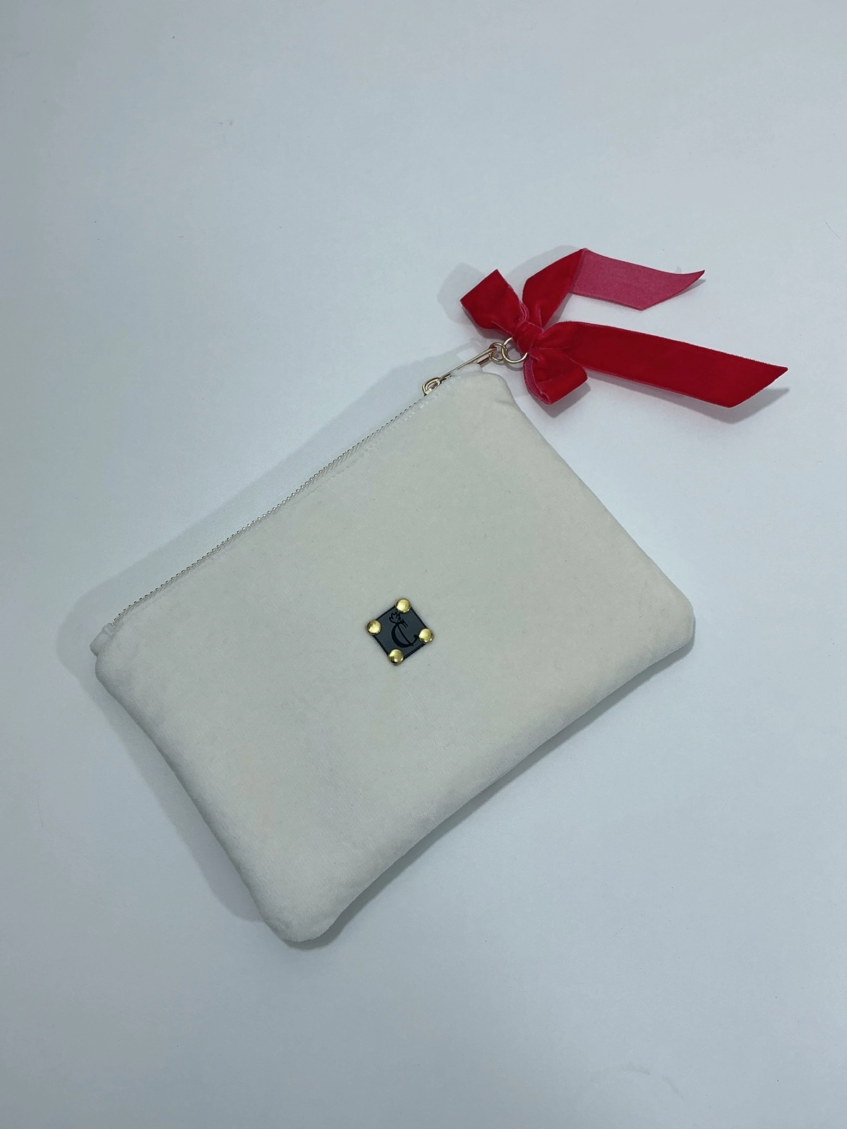 Jardim De Rosas Kadife Clutch / Makyaj Çantası