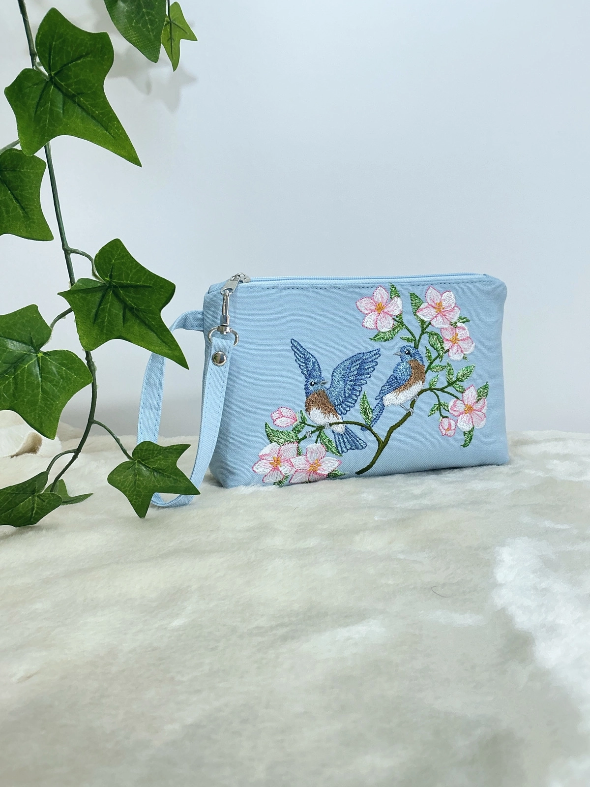 Blue Serenity Clutch / Makyaj Çantası 