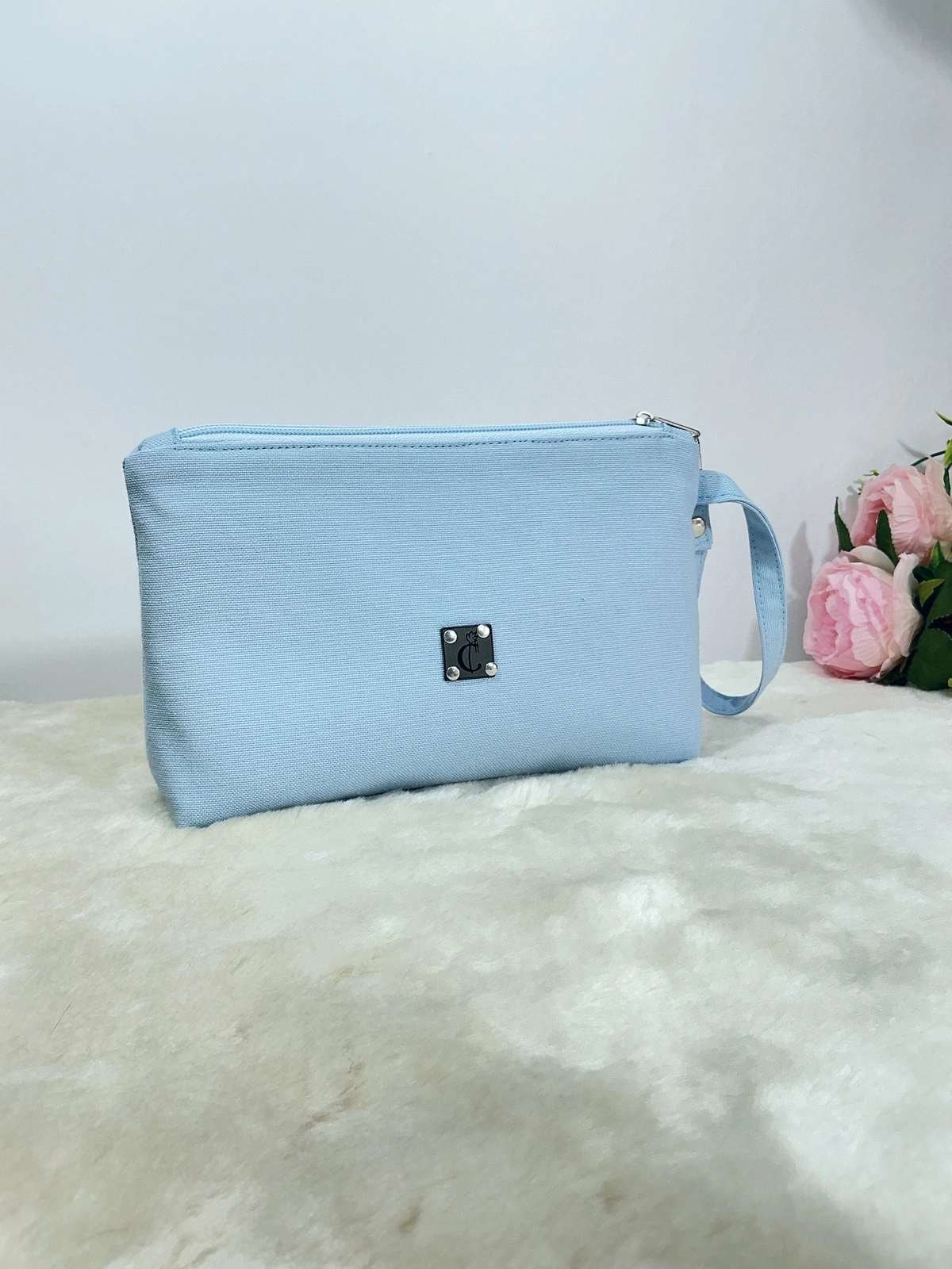 Blue Serenity Clutch / Makyaj Çantası 