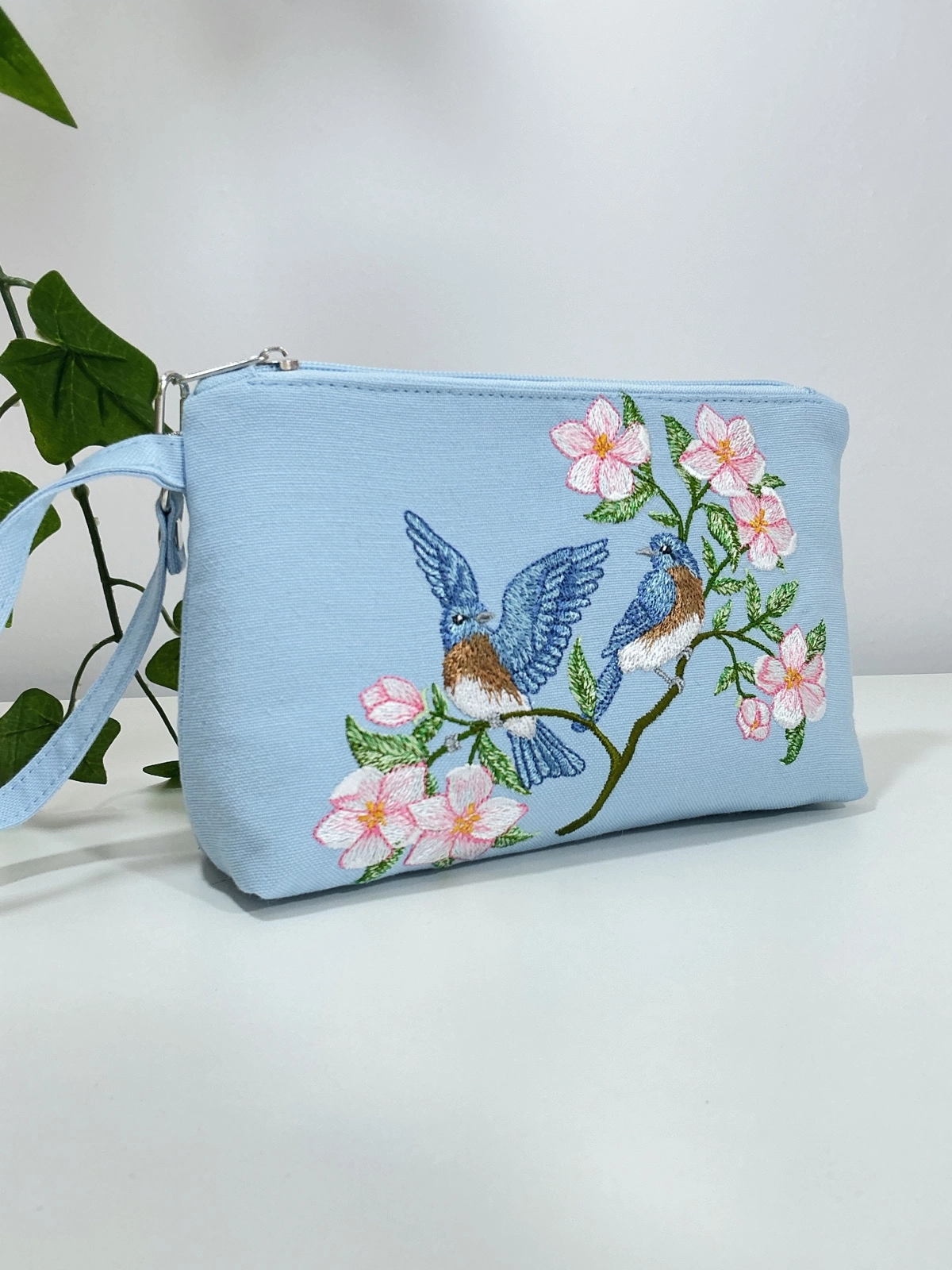 Blue Serenity Clutch / Makyaj Çantası 