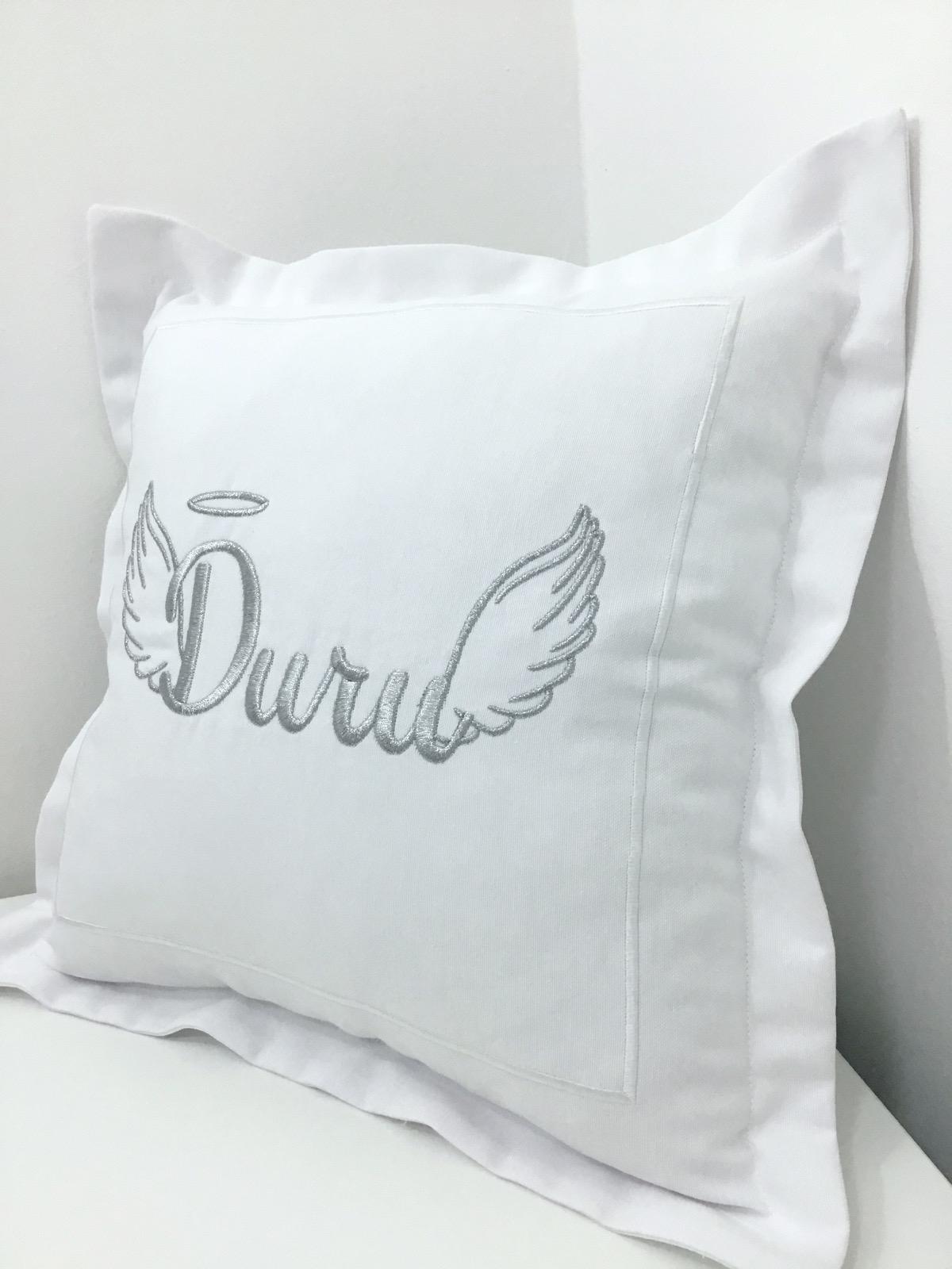 My Sweet Angel İsim Nakışlı Kırlent Kılıfı
