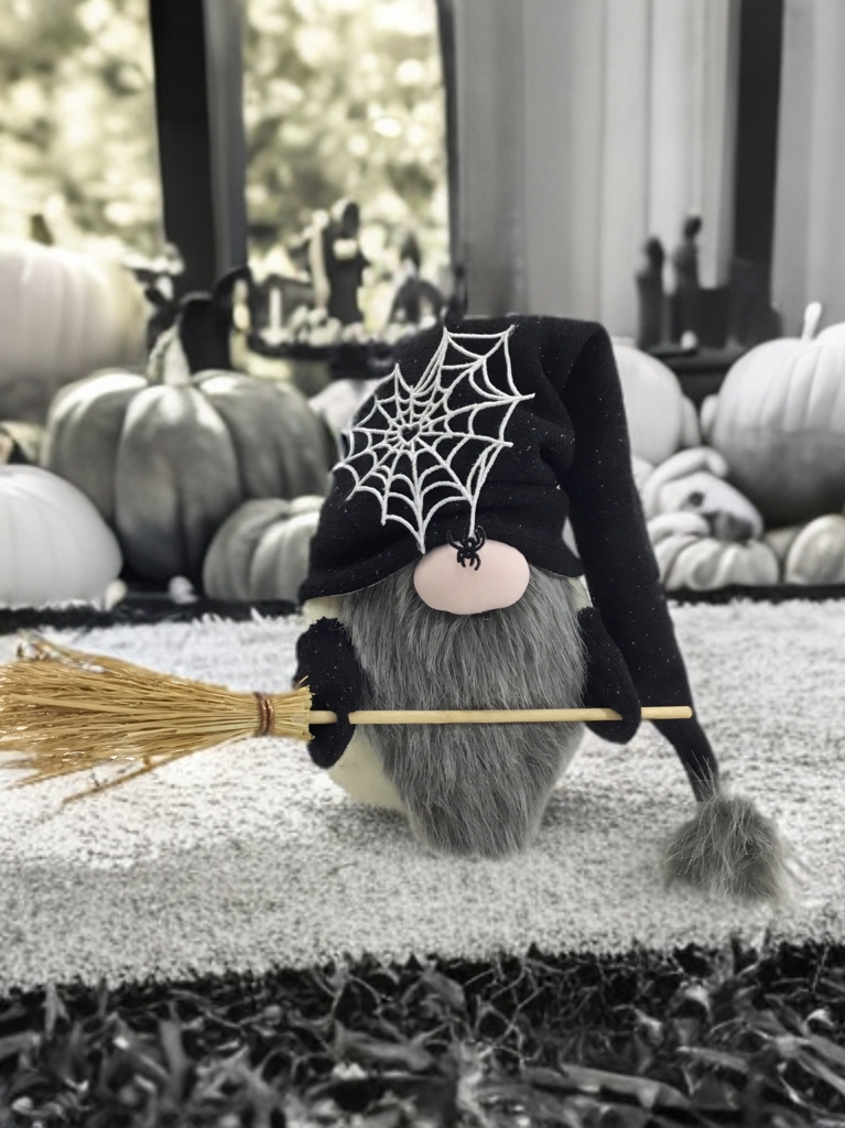 Lovely Spider Gnome Halloween Cücesi