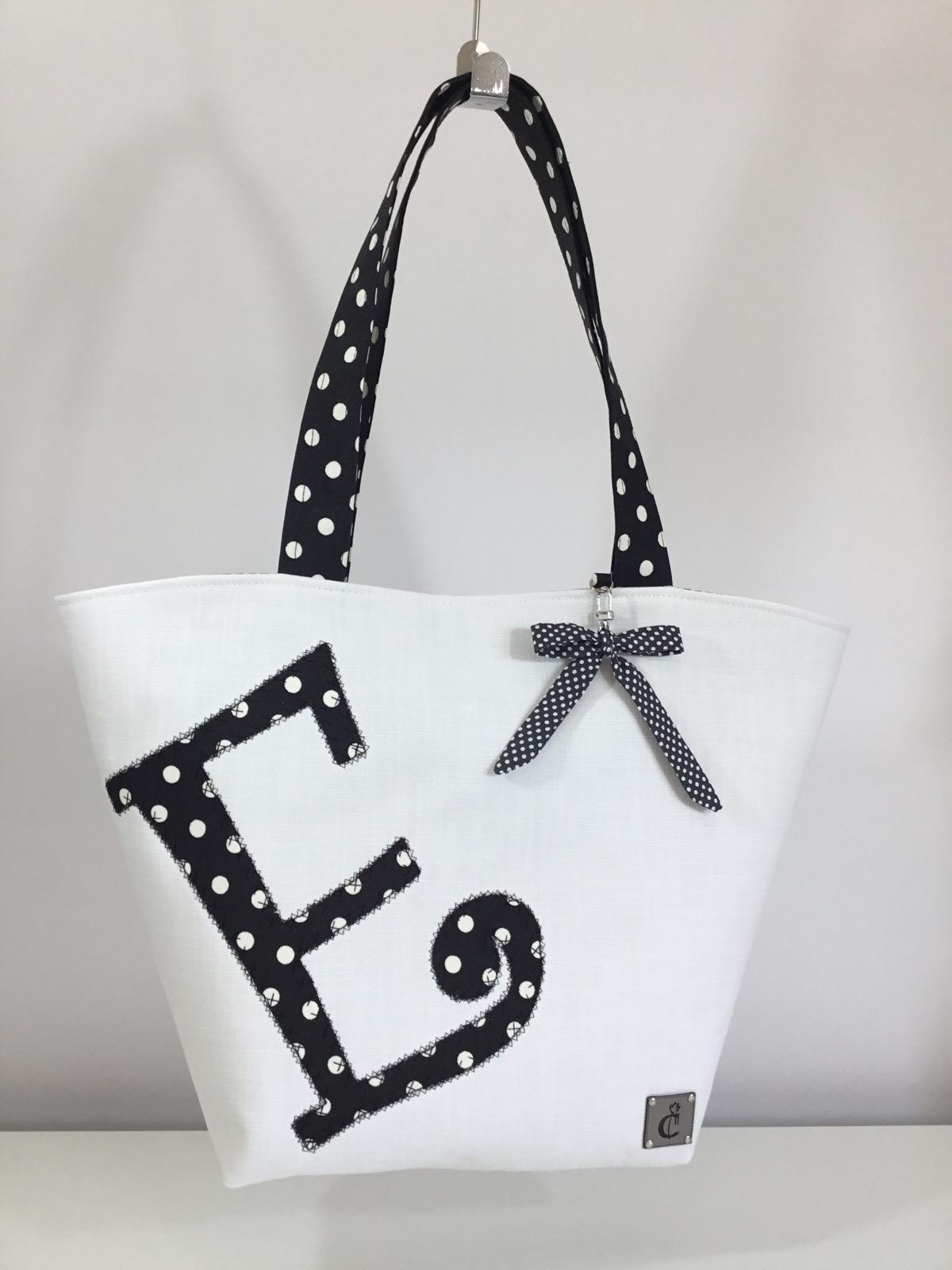Curvy and Dotty - Siyah - Plaj Çantası 