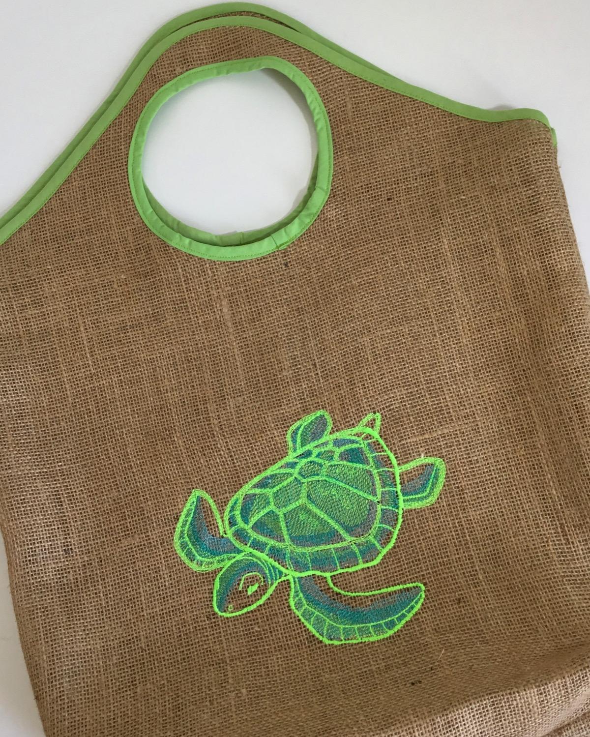 Auroracosmicsea Turtle Plaj Çantası