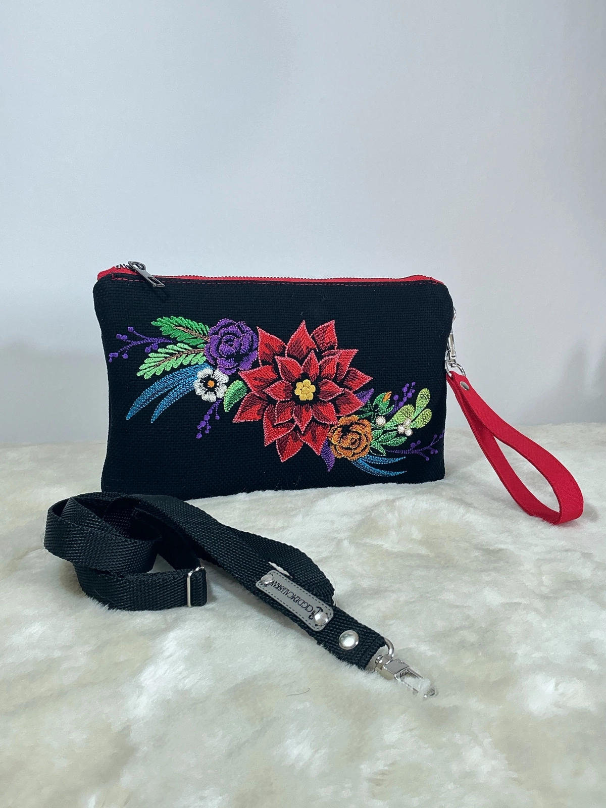Midnight Blooms Clutch