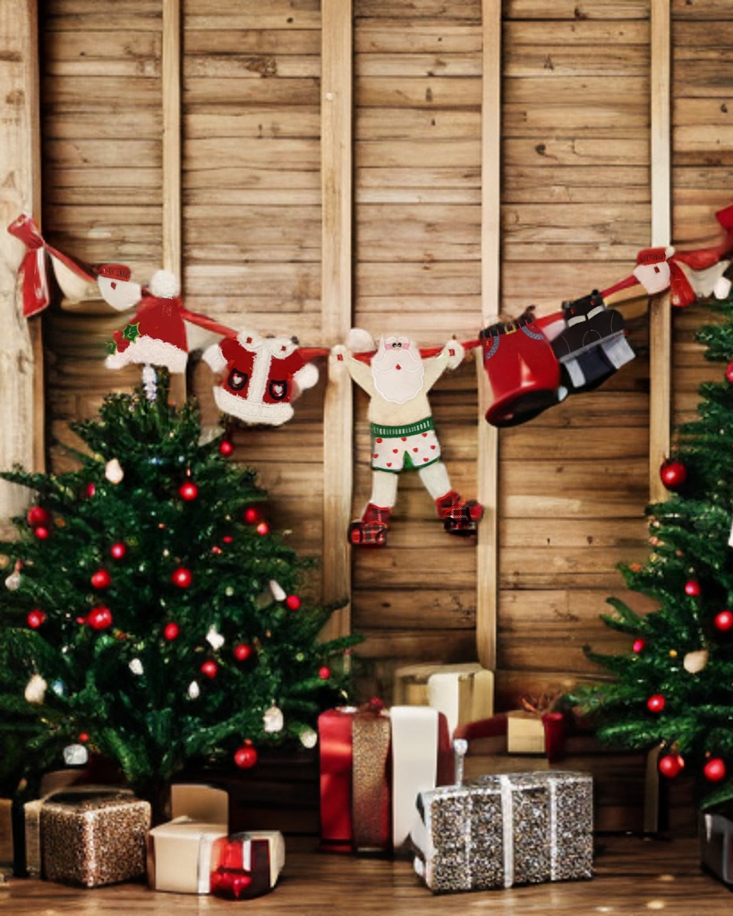 Messy Santa Duvar Kapı Süsü
