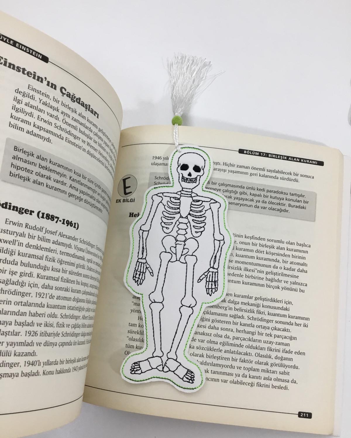 Iskeletler Kitap Ayracı