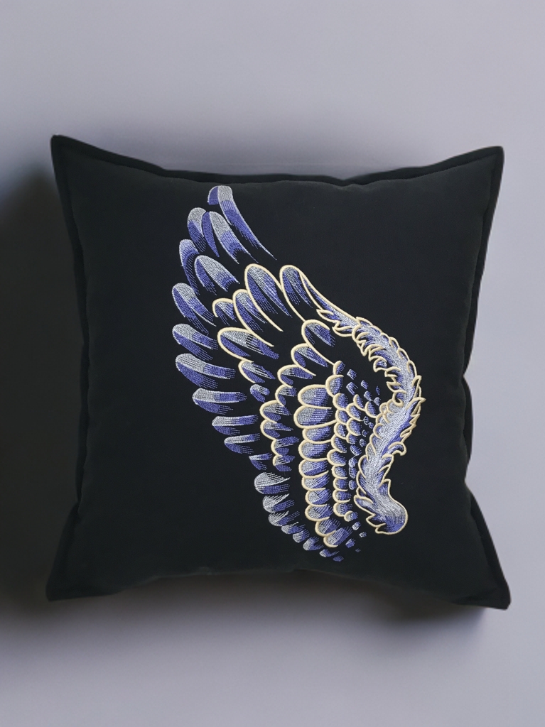 HeavenlyAngelWings - Cennetten Gelen Kanatlar Kırlent Kılıfı - Sol -