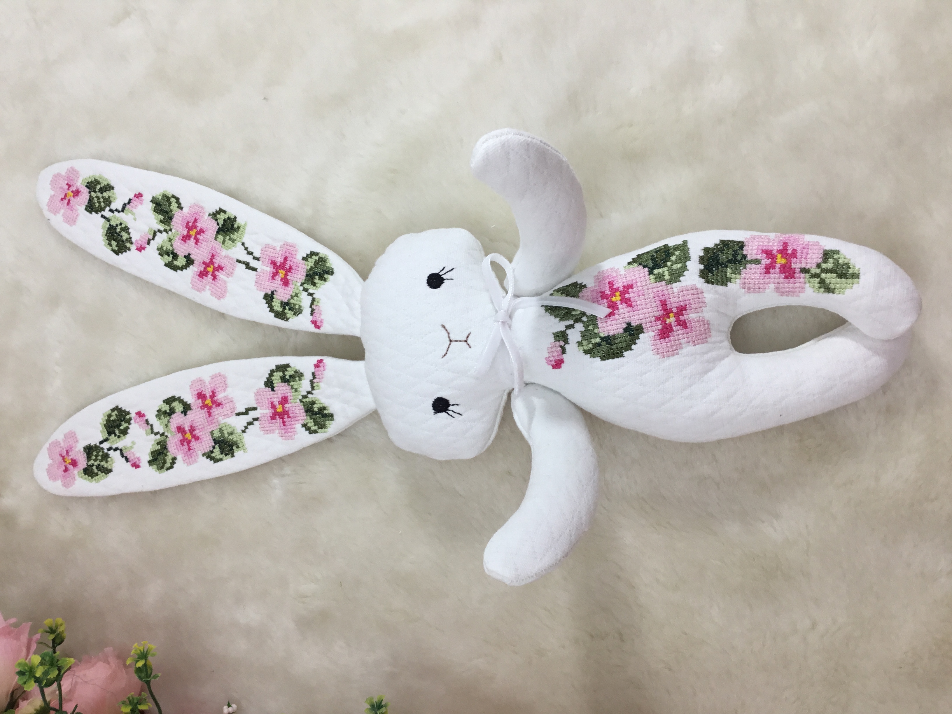 Fancybunny Lovey Süslü Tavşan Uyku Arkadaşı 